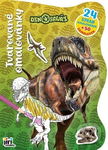 Tvarované omalovánky: Dinosauři-