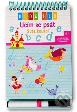 Blok her Učím se psát Svět kouzel-