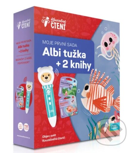 Kouzelné čtení Moje první sada - Albi tužka 1.5 + 2 knihy-