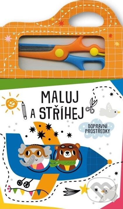 Maluj a stříhej: Dopravní prostředky-